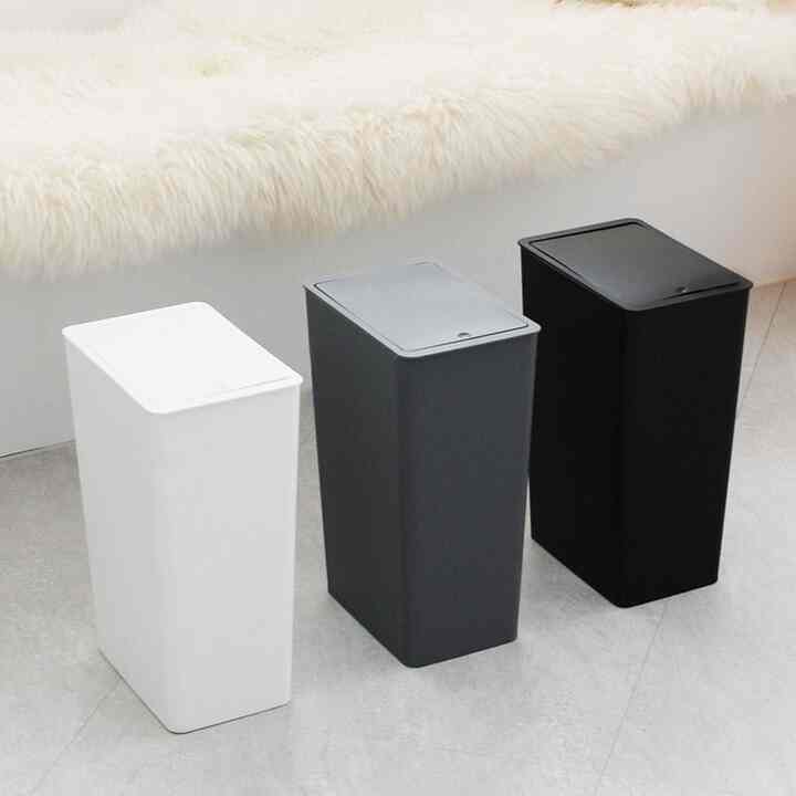 SIMPLE 無地 ゴミ箱［3色・2サイズ］