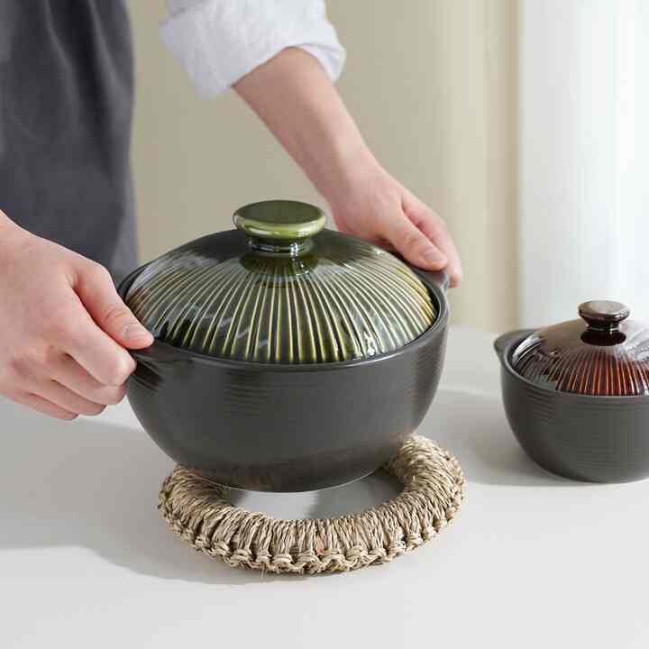 ラインポット 無亀裂 耐熱鍋［5色・4サイズ］