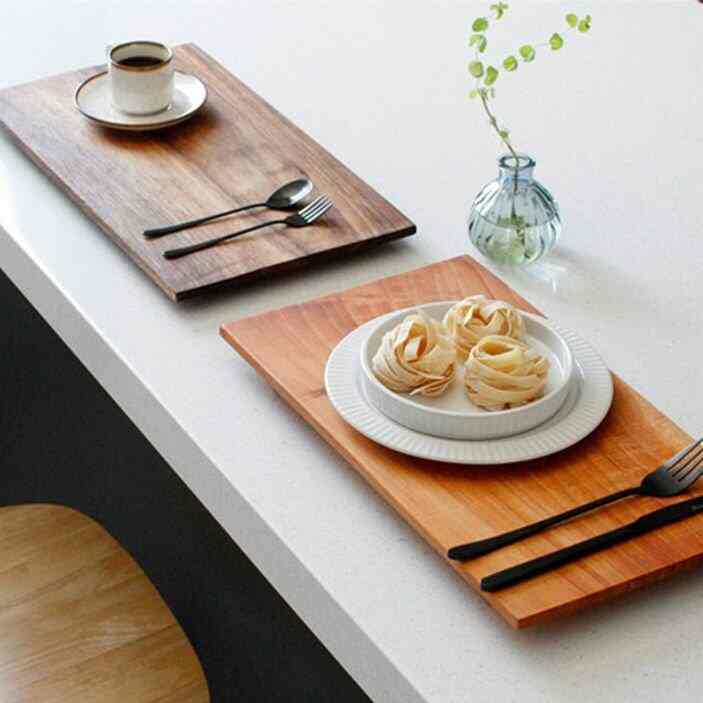 ウッド 食卓 プレート マット トレイ［3色］