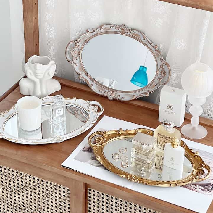 ヴィンテージミラートレイ［3色］