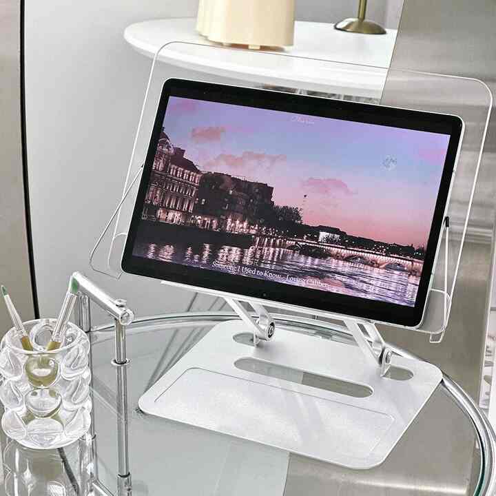 シルバー クロームベース フィックス読書台