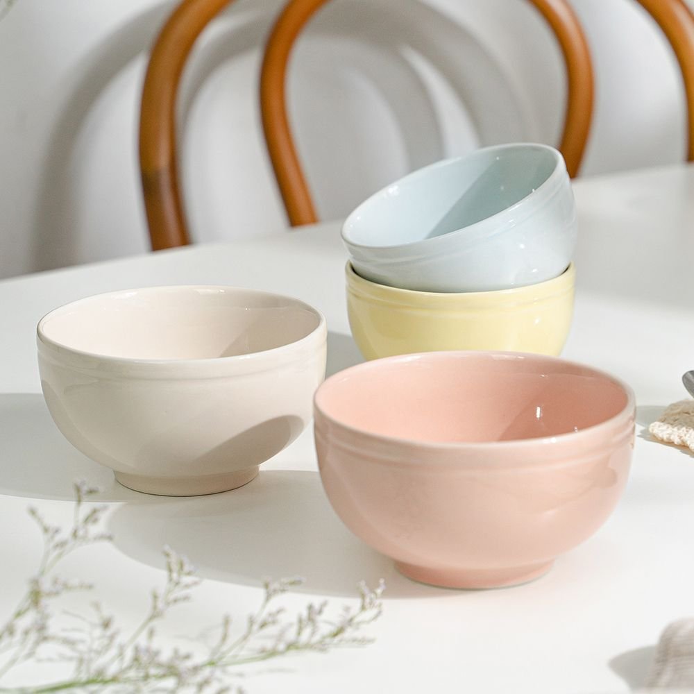 Retro line お茶碗＆ボウル 2点セット［4色］| Ohouse(オー