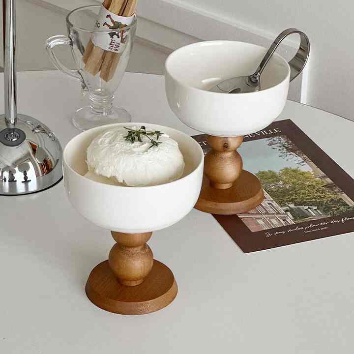 ウッドハイ デザートトレイ ヨーグルトボウル