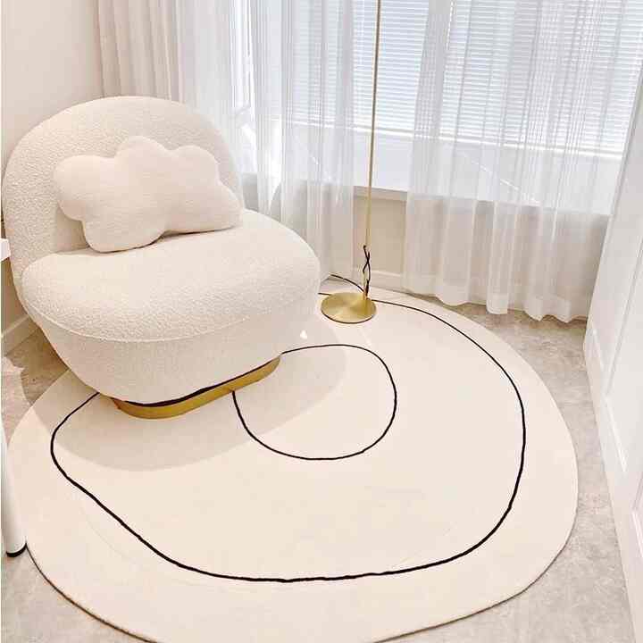 Cloud 円形 ラグ［3サイズ］