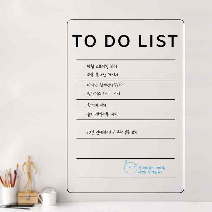 クリア メモ ボード