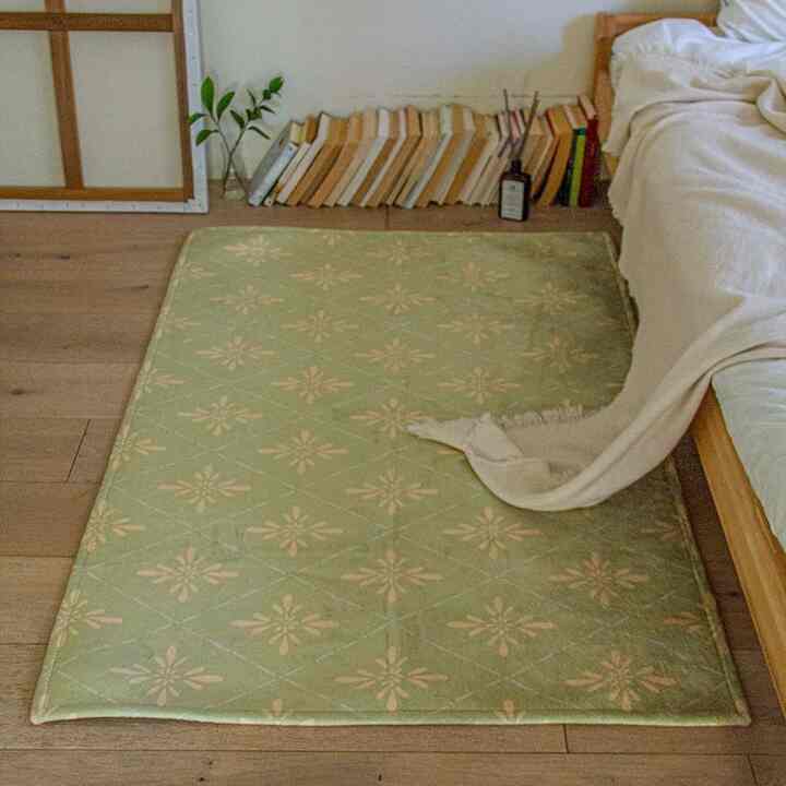 Vintage グリーン ラグ［3サイズ］