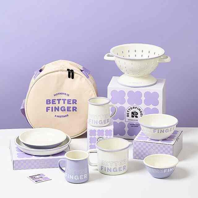 エナメルホーロー 8点セット