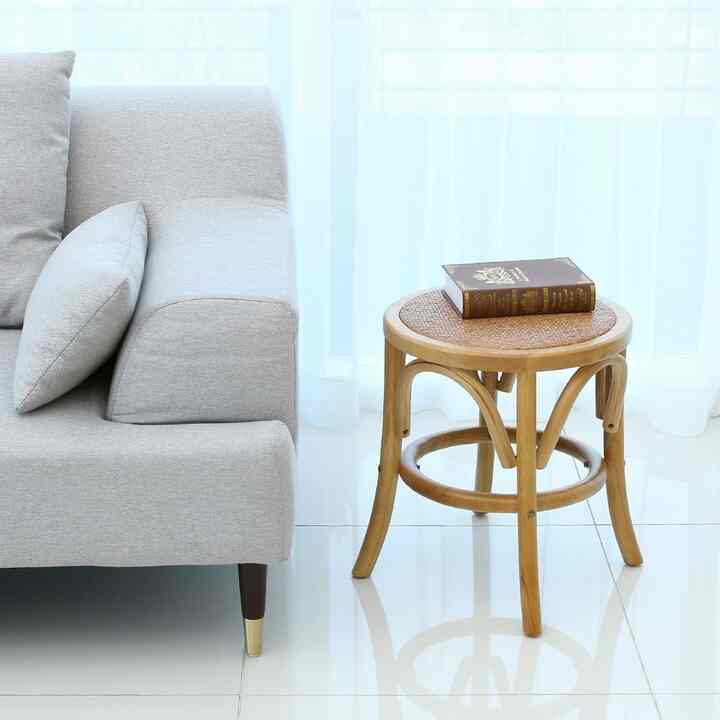 NT007 ラタン 円形 スツール