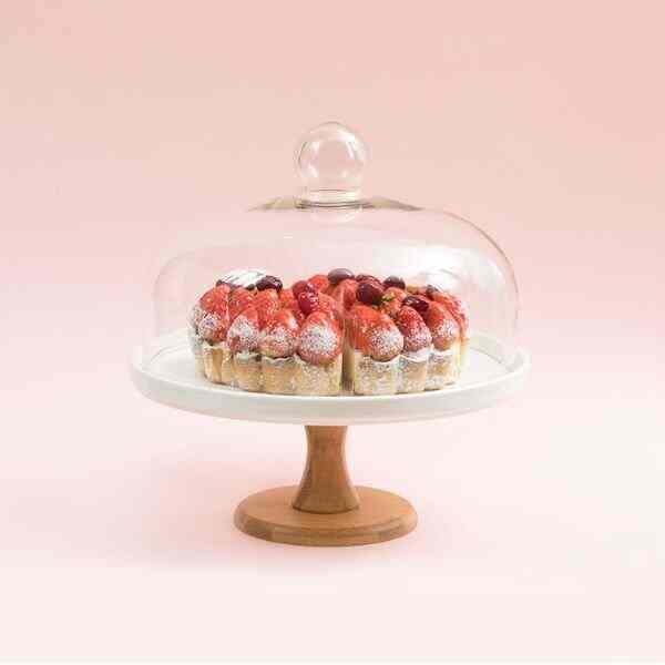 ホワイト ウッド ケーキスタンド［2サイズ］