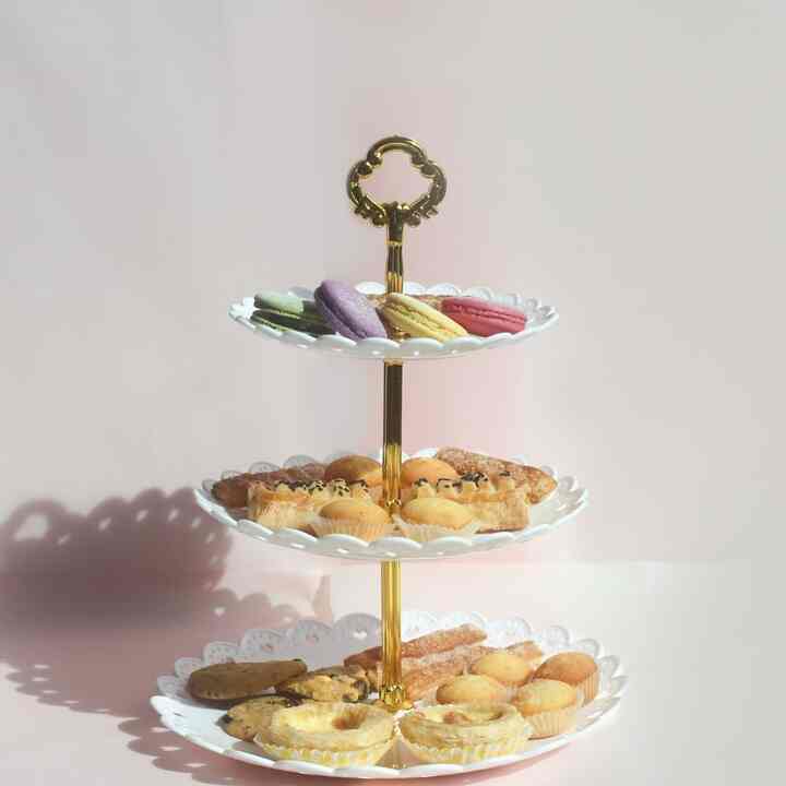 キャンプ用 3段トレイ