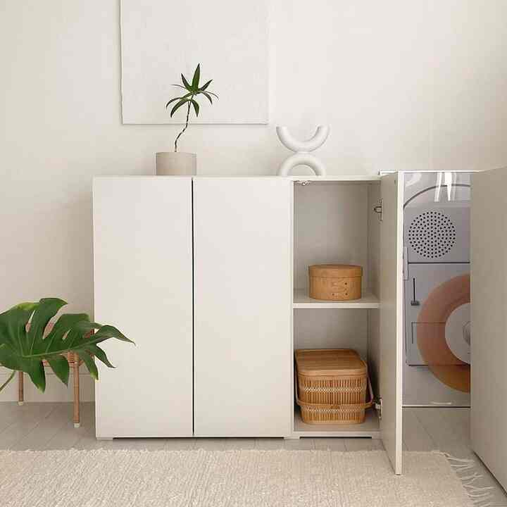 Mild サイドボード ハイタイプ900 3ドア (90xH80cm)