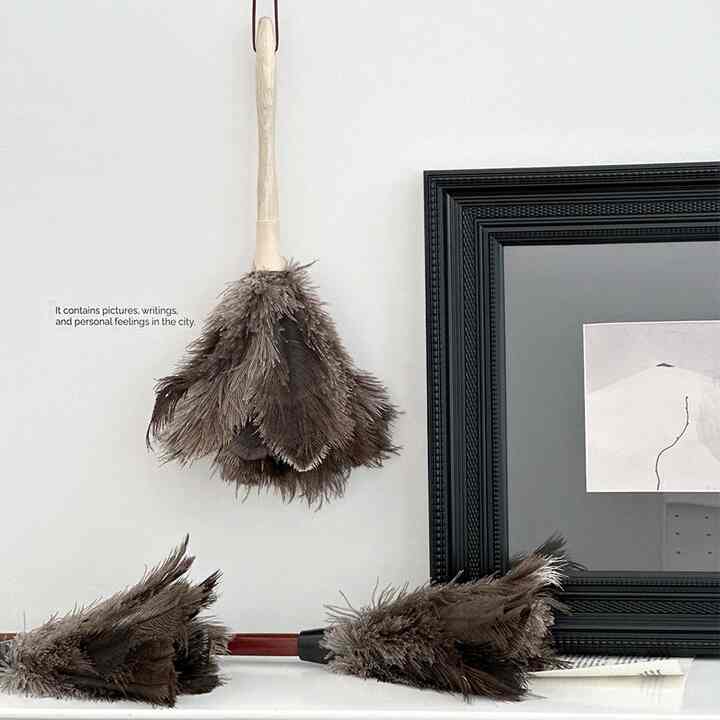 ダチョウの羽 はたき［4サイズ］