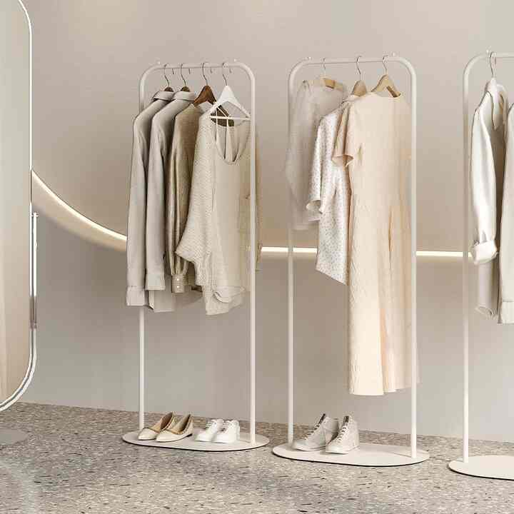 オリーブ メタル スタンド ハンガー 60cm