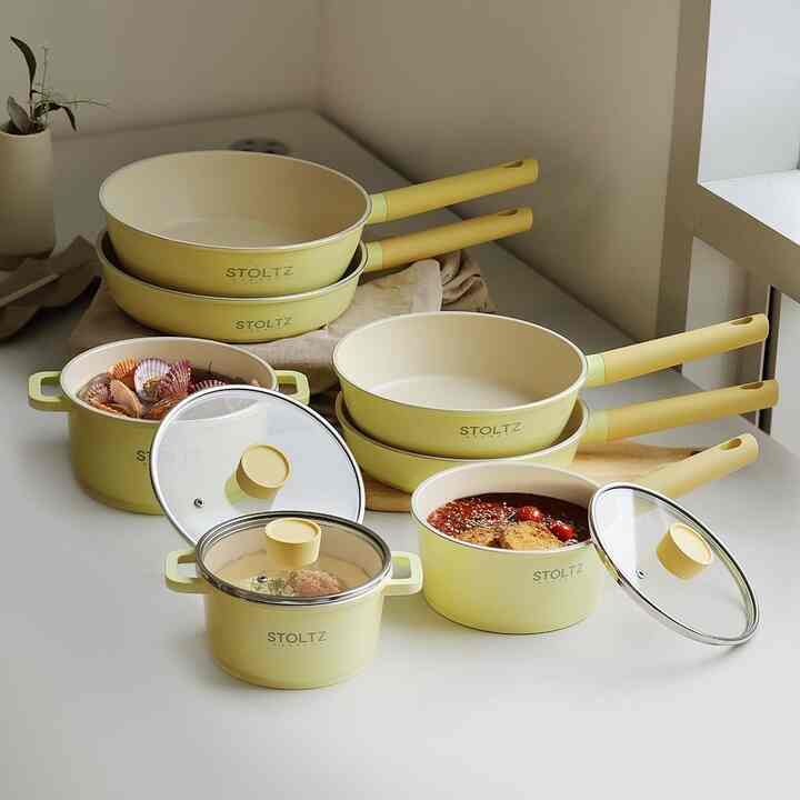 Meringue IH対応 鍋＆フライパン 7点セット