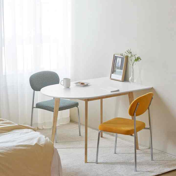 Moi 半楕円形 テーブル 120cm［2サイズ］