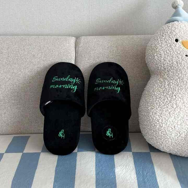 ベルベット ルームシューズ［6色・2サイズ］