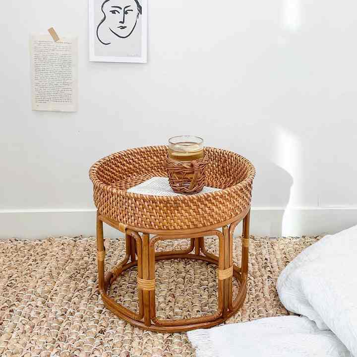 ベトナムウッドティーテーブル［2サイズ］