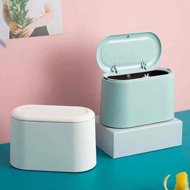 ワンタッチ ゴミ箱 ミニ 2点セット［3色］