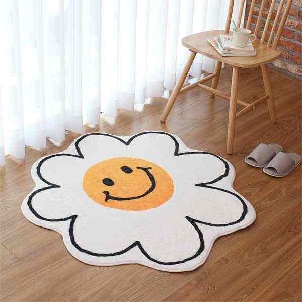 スマイル デージー ラグ［2サイズ］