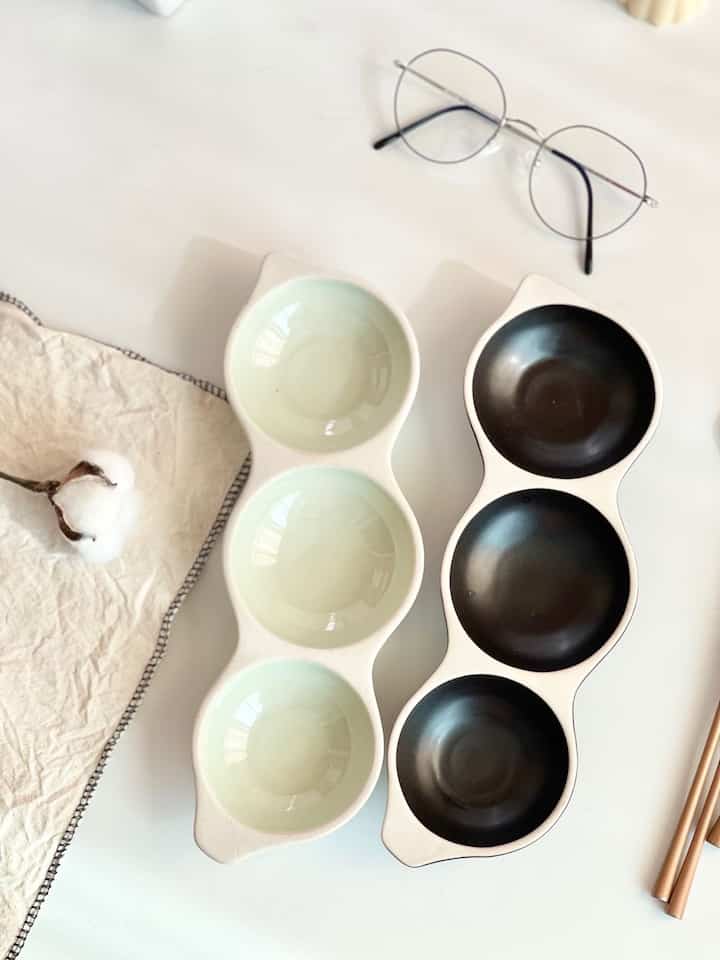 豆 仕切りプレート［3色］