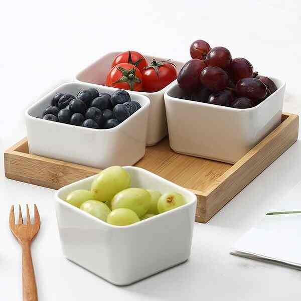 正方形ボウル 4点＆トレーセット