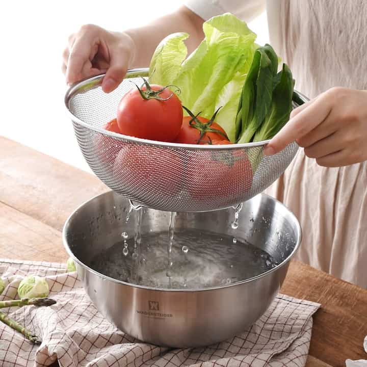 ザル＆ボウル 2点セット［2サイズ］