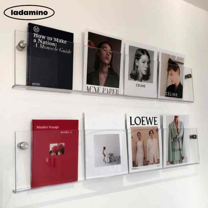 アクリル壁掛けシェルフ［3サイズ］