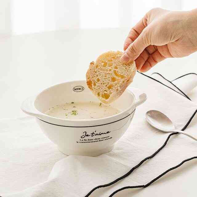 レタリング スープボウル［3色］