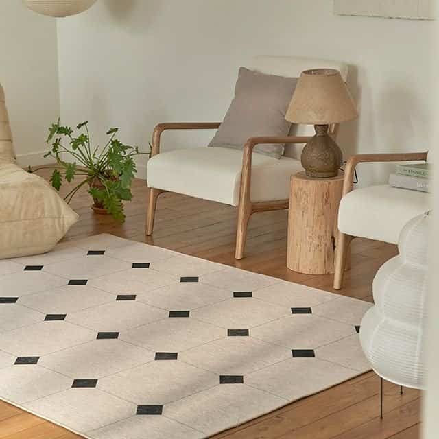 COMFORT TILE ラグ［2色・2サイズ］