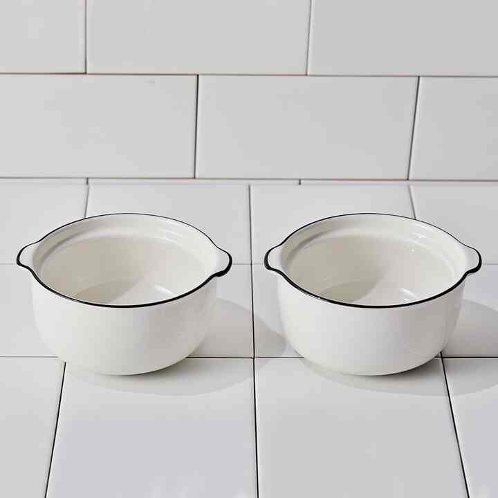 ハンドル付きどんぶり 2点セット