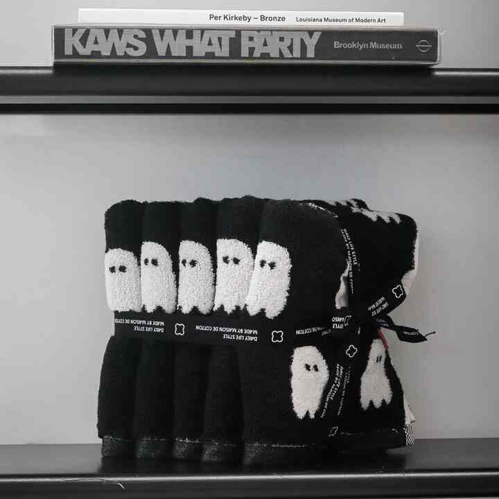 ブラッキー ゴースト ホテル タオル 190g 5枚セット［5種］