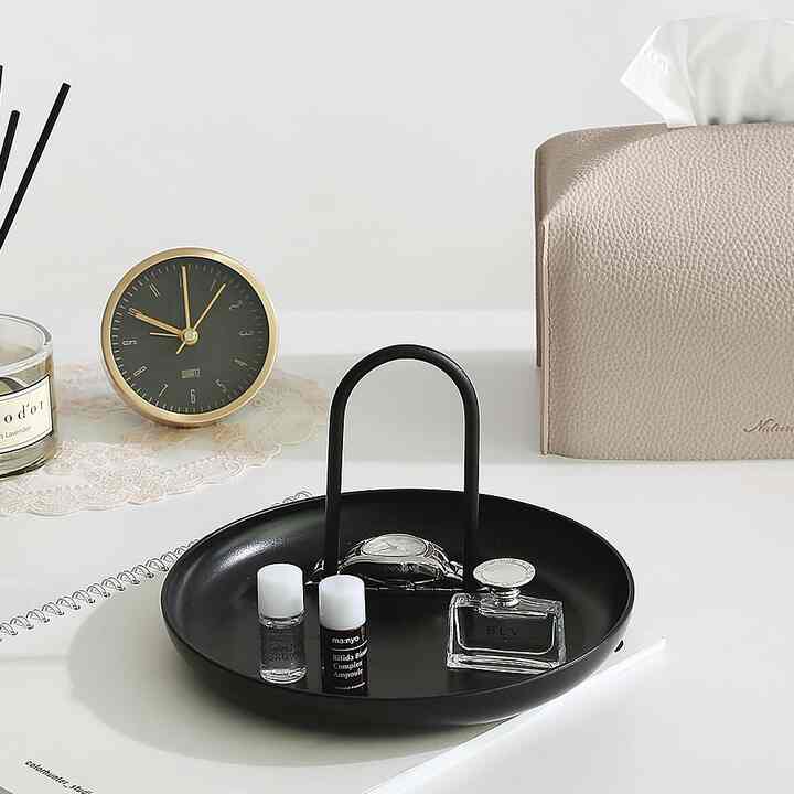 アクセサリートレイ ハンドル付き［3色］