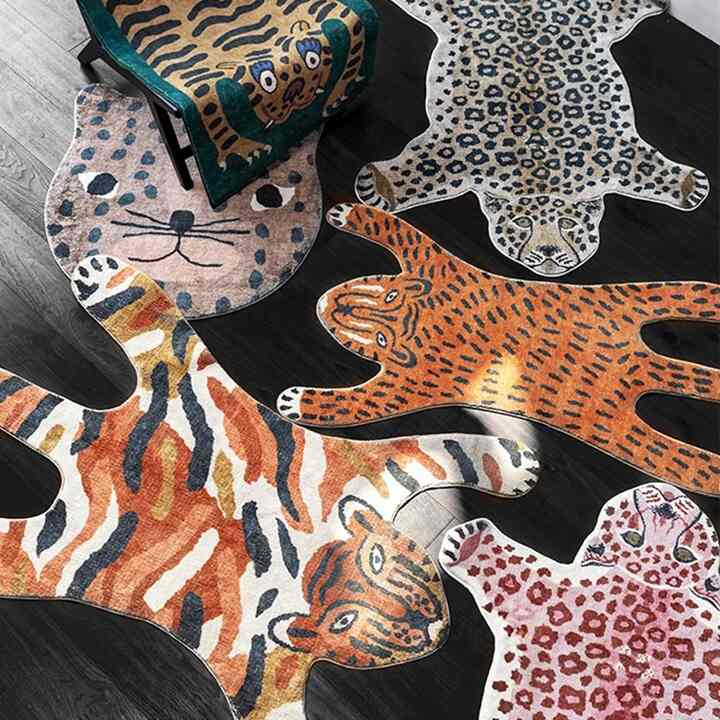 虎 ラグ［2色・2サイズ］