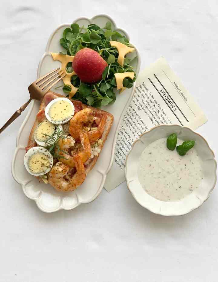 北欧風ヴィンテージ サラダプレート 楕円形