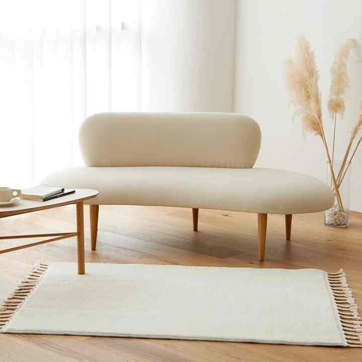 Pastel Tassel 長方形 ラグ［7色］