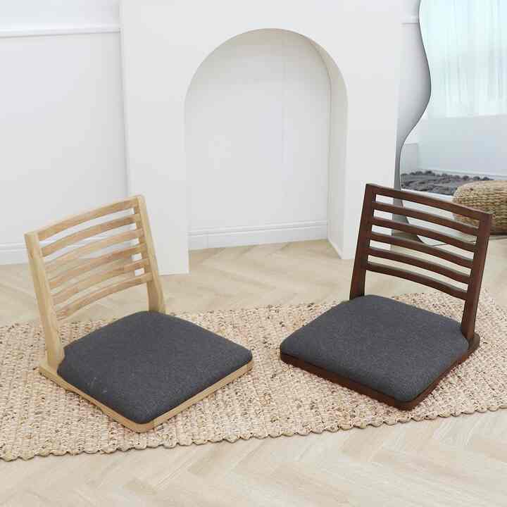 ビプス 木製座椅子［2色］