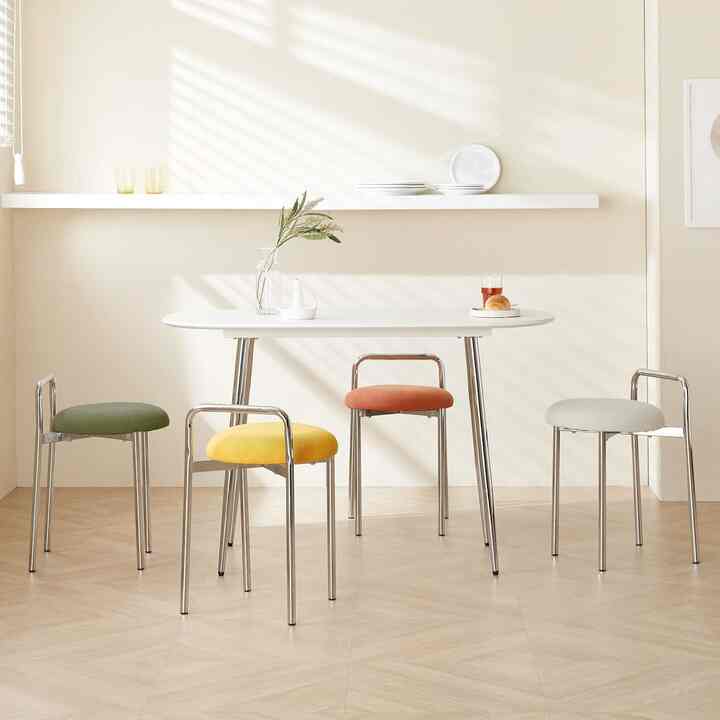 Boston クローム スツール［5色］