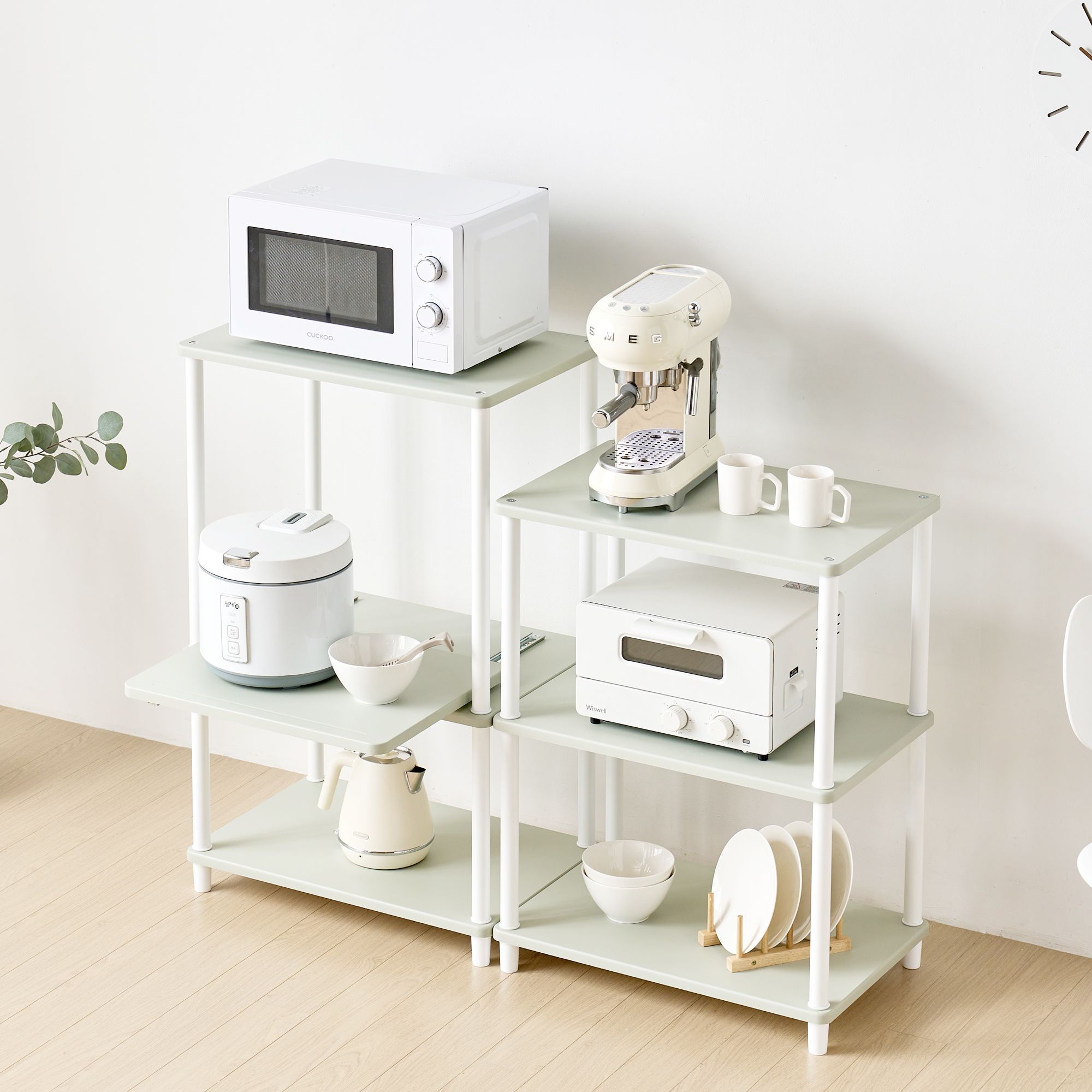 ニトリ カウンター (エトナ90CT WH/SI)［3色・3サイズ］ | 棚