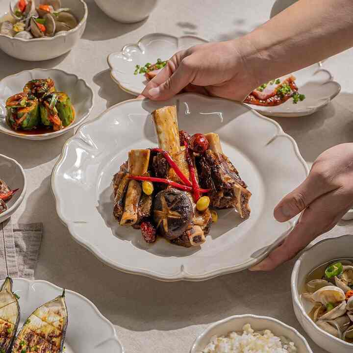 FLOWER TABLEWARE 丸皿 3号 27cm