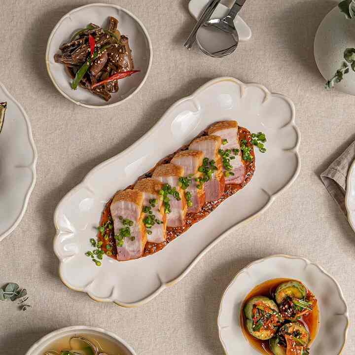 FLOWER TABLEWARE 楕円形 プレート 31cm