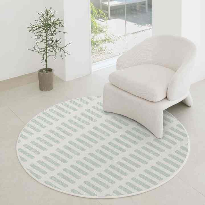 Tea Garden ラグ 円形［3色・2サイズ］