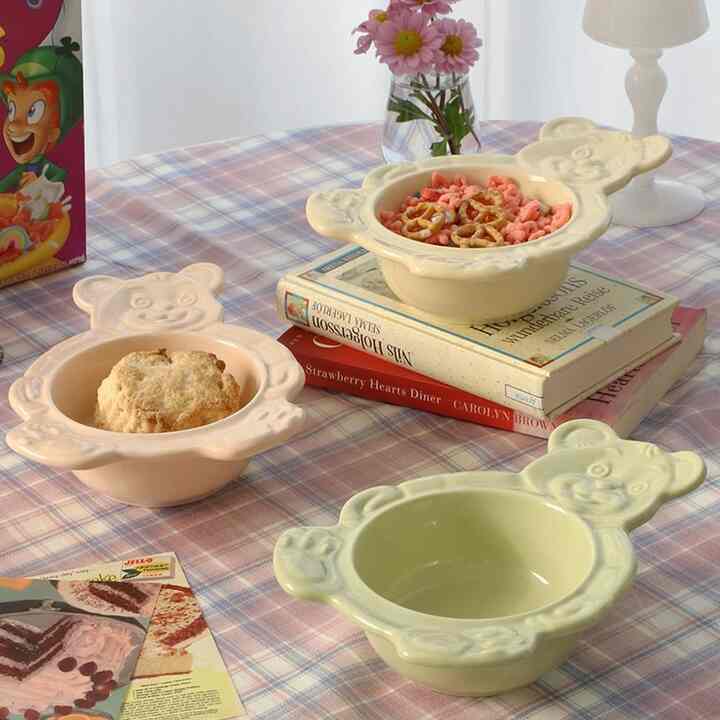 fluffy Bear シリアルボウル［4色］