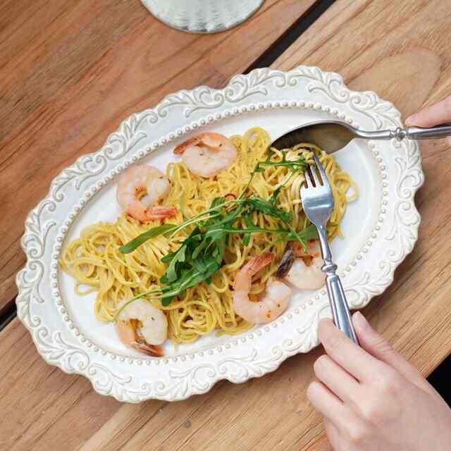 ANTIQUE BAROQUE 楕円プレート 31cm