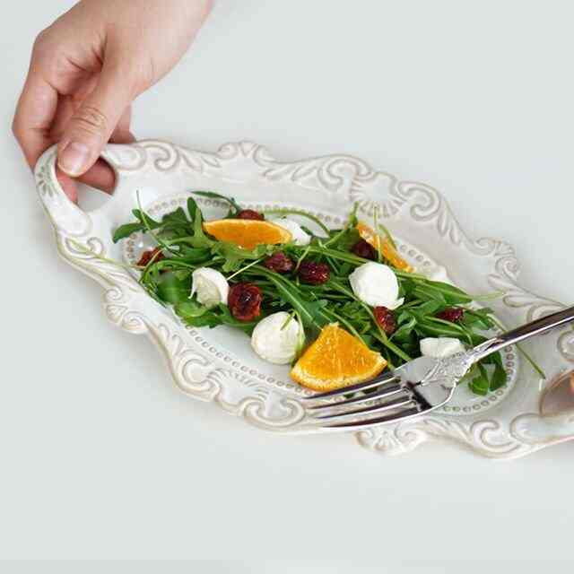 ANTIQUE BAROQUE ハンドルプレート 30cm