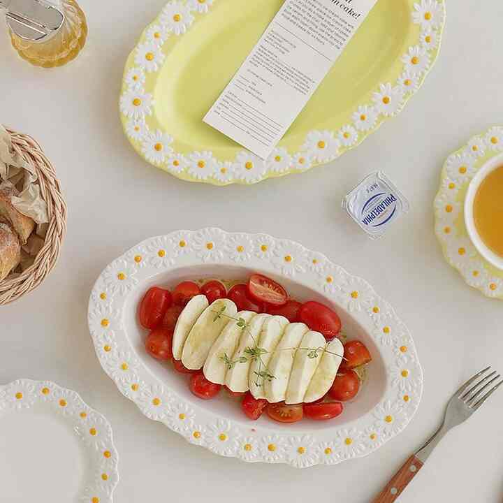 Daisy オーバルプレート［2色］