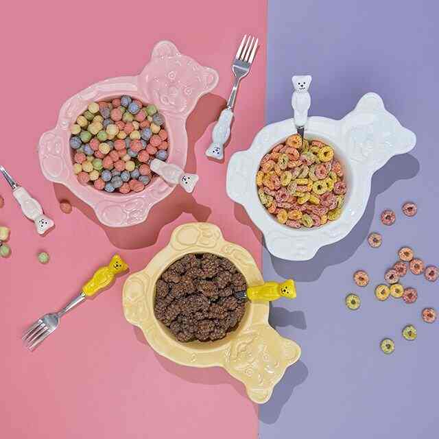 SWEET BEAR シリアルボウル［3色］