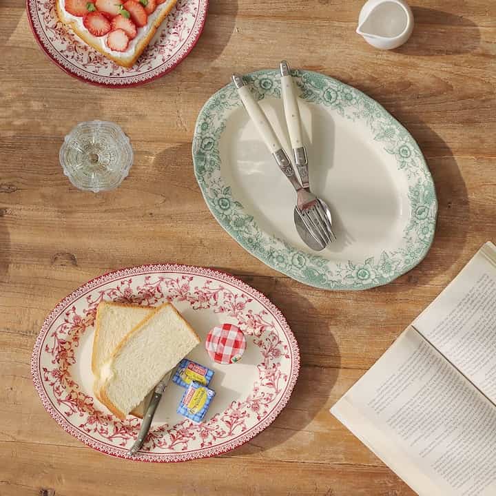 claytan オーバルプレート［3色・2種］