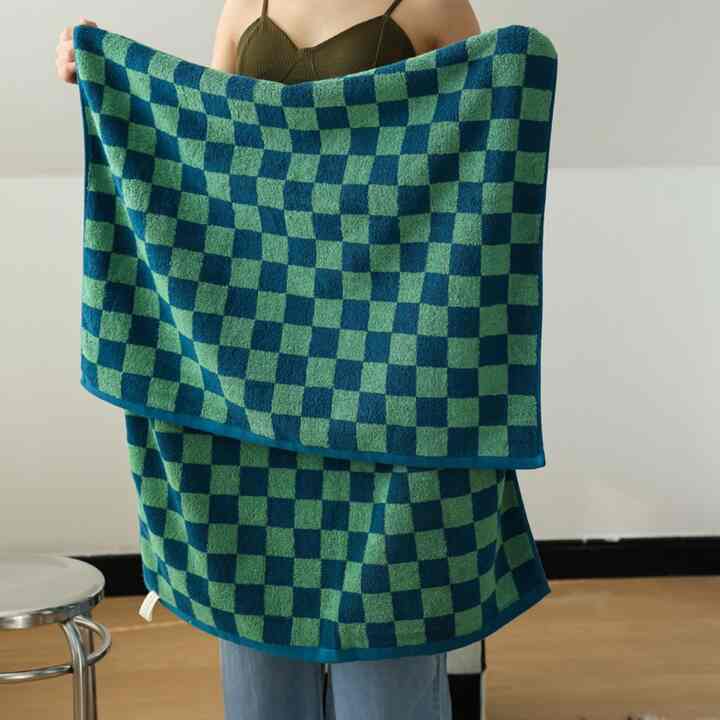 チェッカーボード バスタオル［2色］