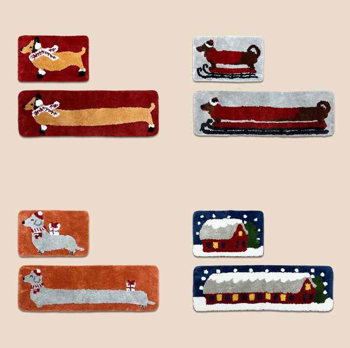 ダックスフント マット［3色・2サイズ］