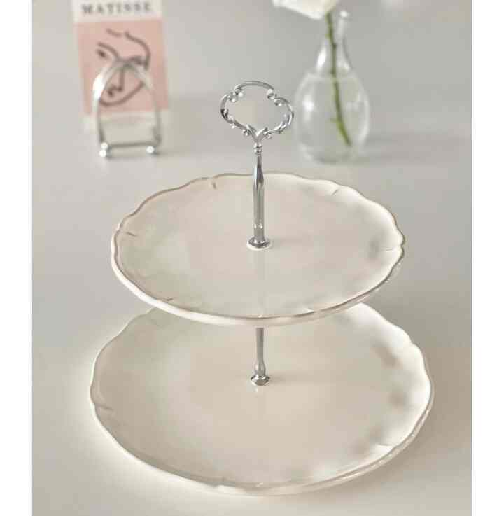 北欧風 2段トレイ